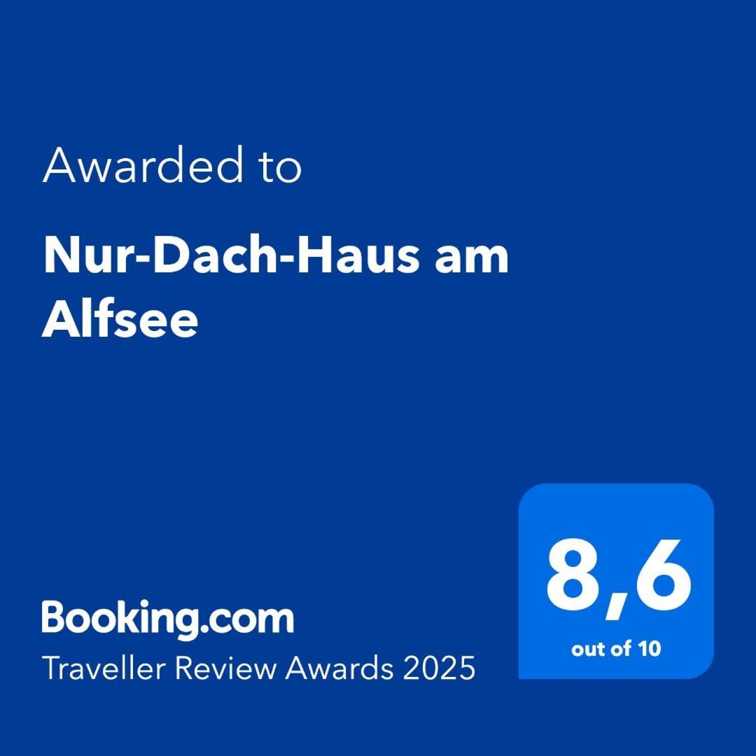 Nur-Dach-Haus Am Alfsee Rieste Buitenkant foto