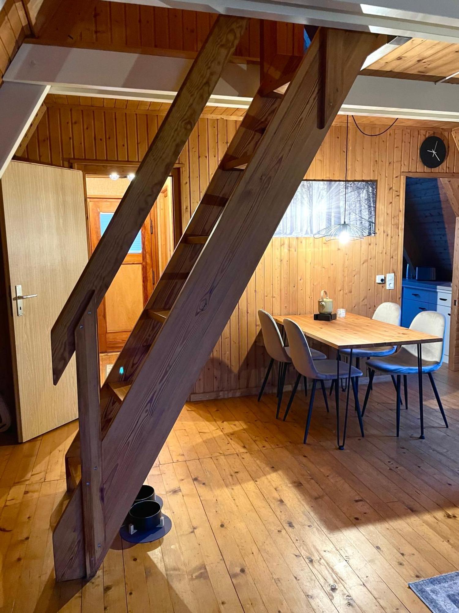 Nur-Dach-Haus Am Alfsee Rieste Buitenkant foto