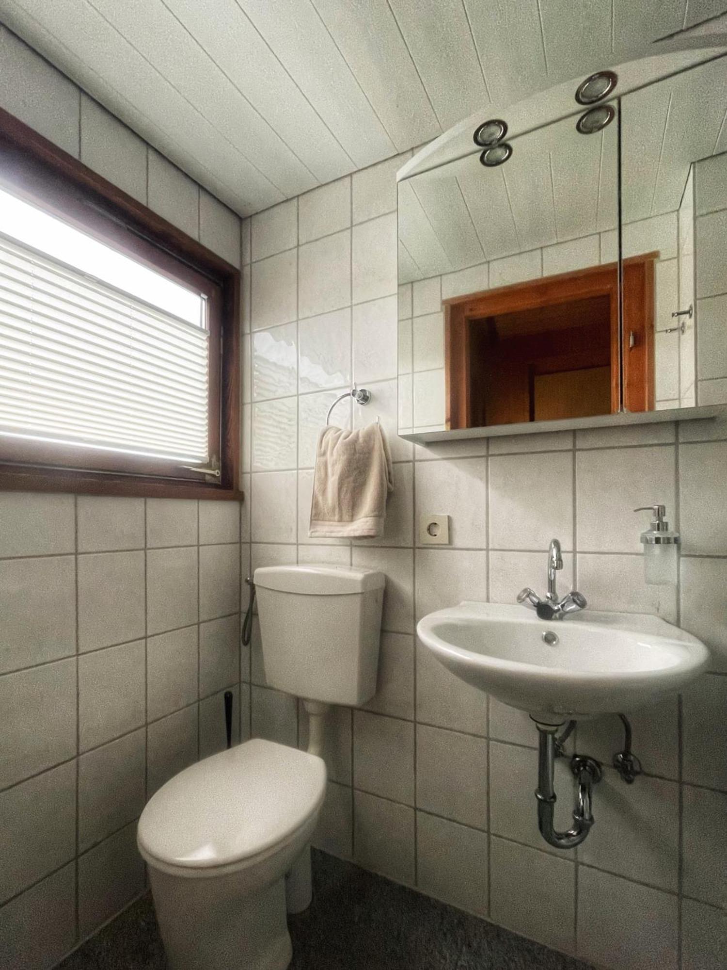 Nur-Dach-Haus Am Alfsee Rieste Buitenkant foto