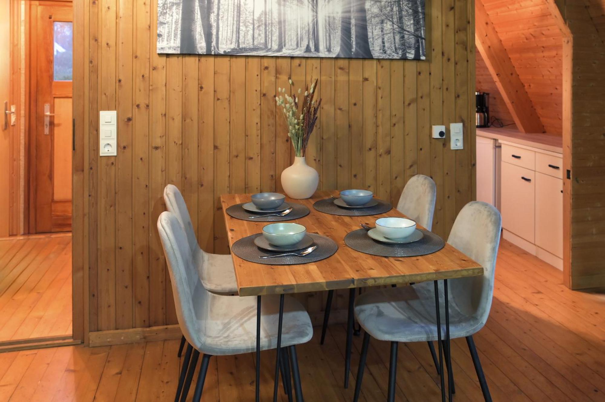 Nur-Dach-Haus Am Alfsee Rieste Buitenkant foto